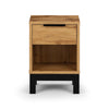 Bali 1 Drawer Bedside - Grey - BAL101