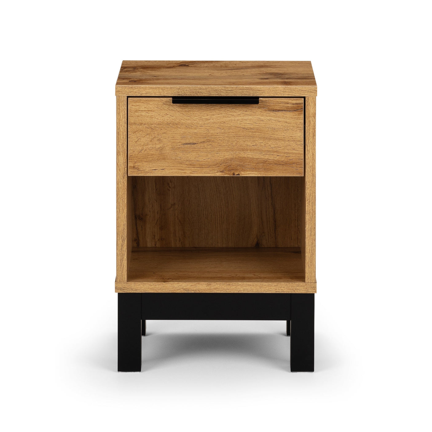 Bali 1 Drawer Bedside - Grey - BAL101