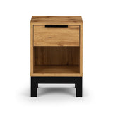 Bali 1 Drawer Bedside - Grey - BAL101