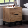 Bali 2 Drawer Bedside - Brown - BAL202