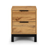 Bali 2 Drawer Bedside - Grey - BAL102