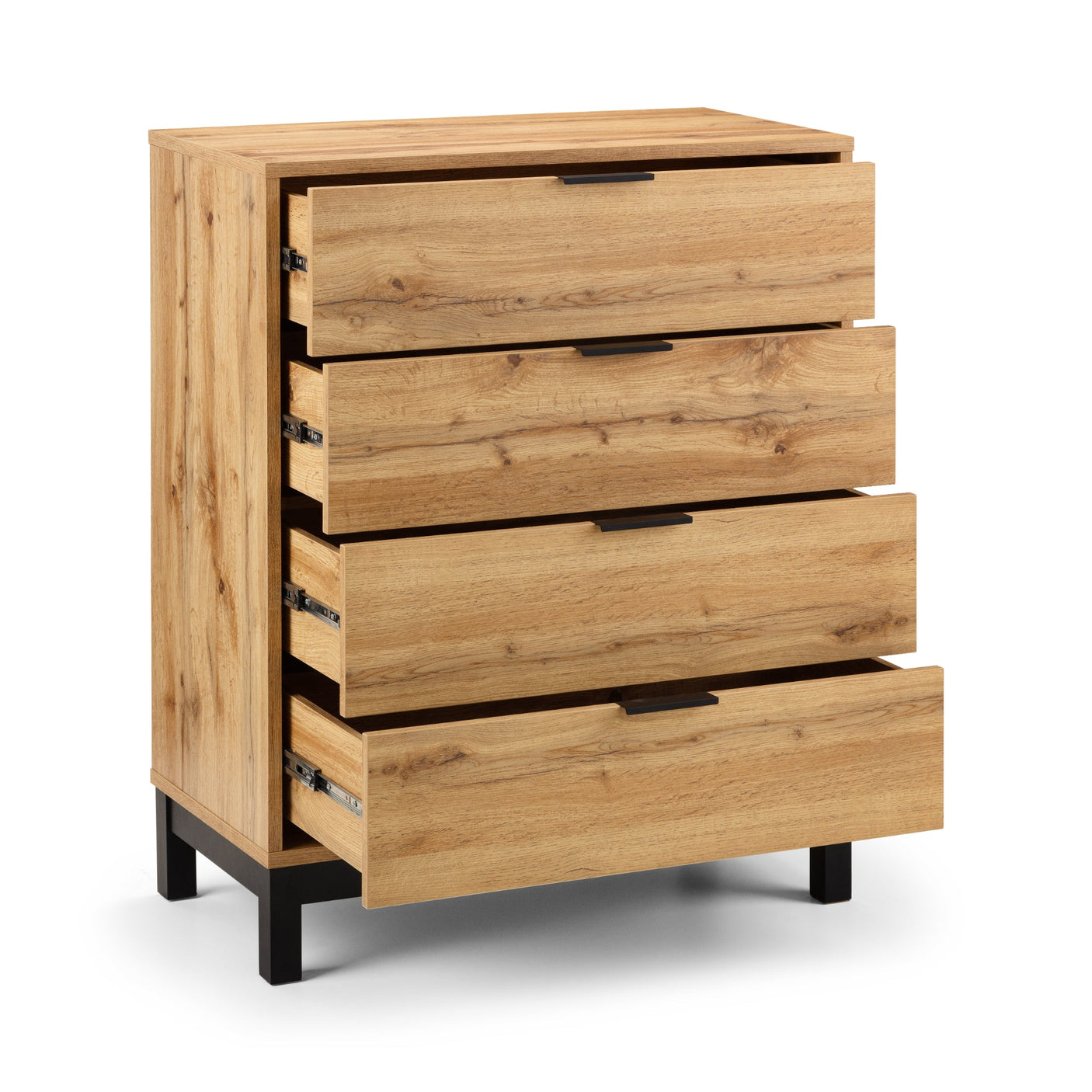 Bali 4 Drawer Chest - Grey - BAL103