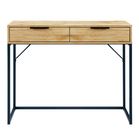 Bali 2 Drawer Dressing Table/Desk - Grey - BAL105