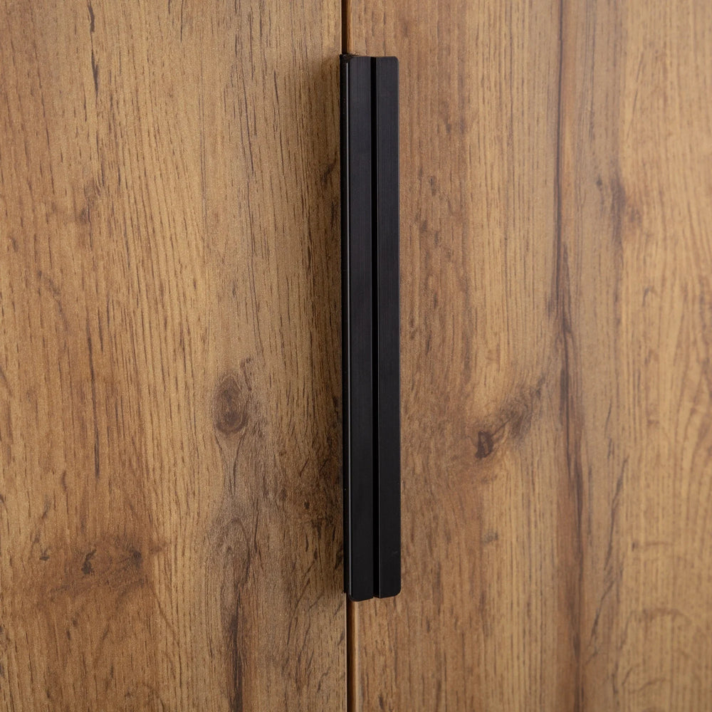 Bali 2 Door 1 Drawer Wardrobe - Grey - BAL106