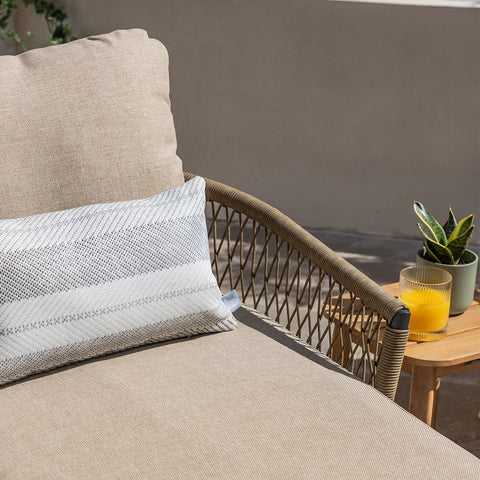 Bali Double Sunlounger Set & Side Table