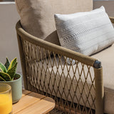 Bali Double Sunlounger Set & Side Table