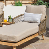 Bali Double Sunlounger Set & Side Table
