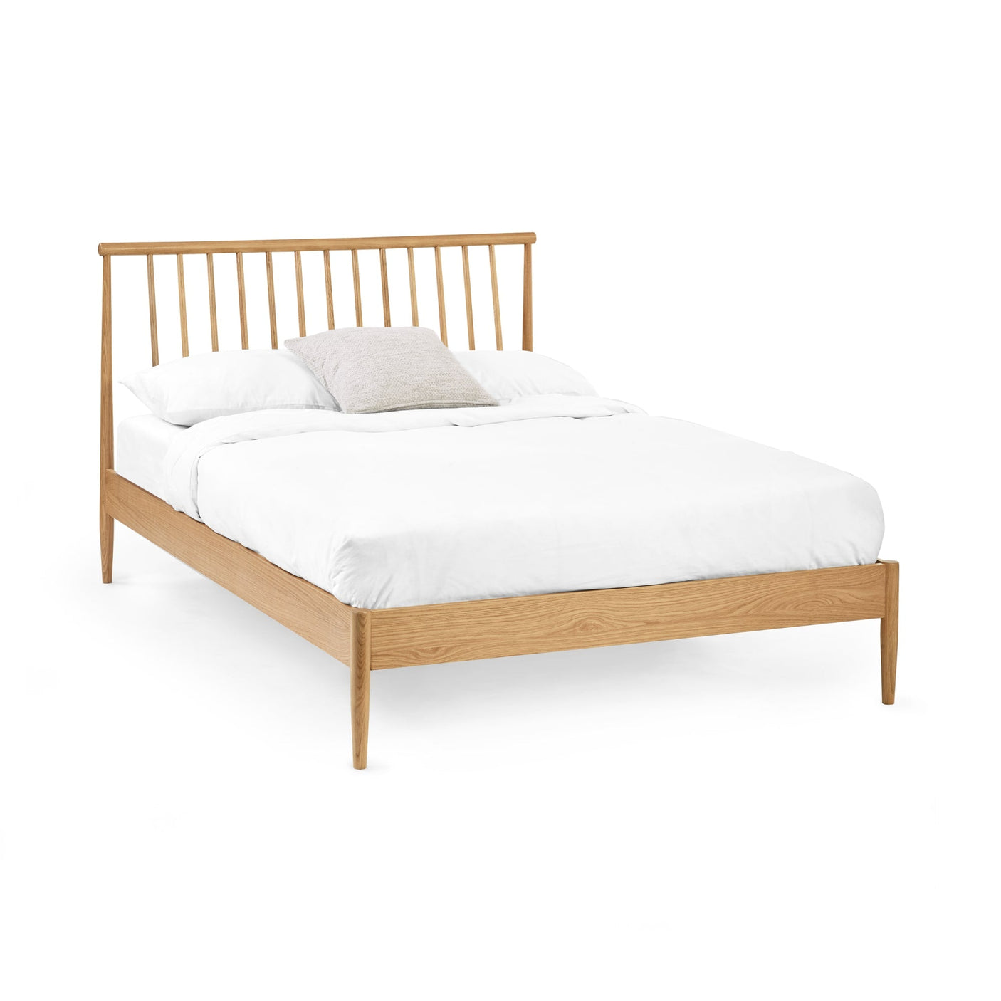Belton Spindle Bed - Light Oak / King - BEL002