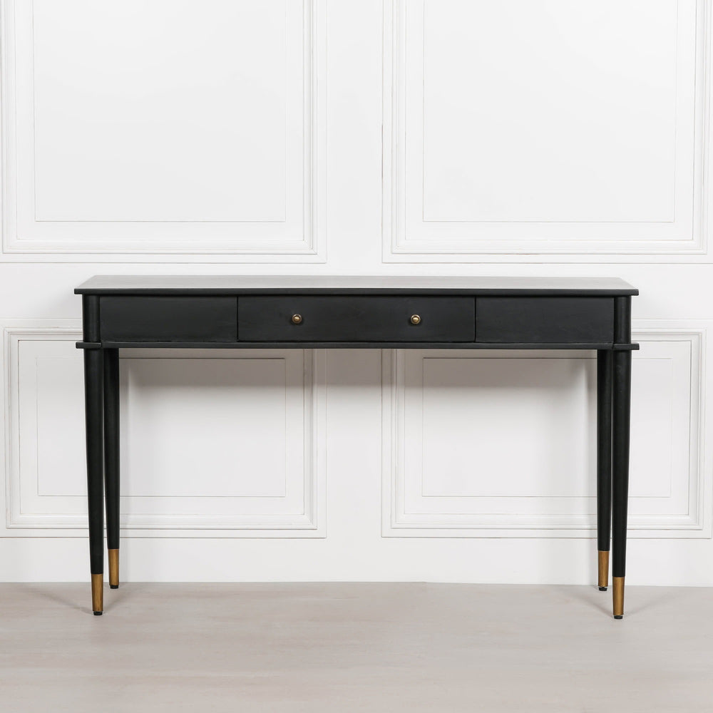 Black Painted Console Table