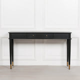 Black Painted Console Table