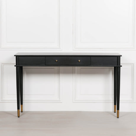 Black Painted Console Table