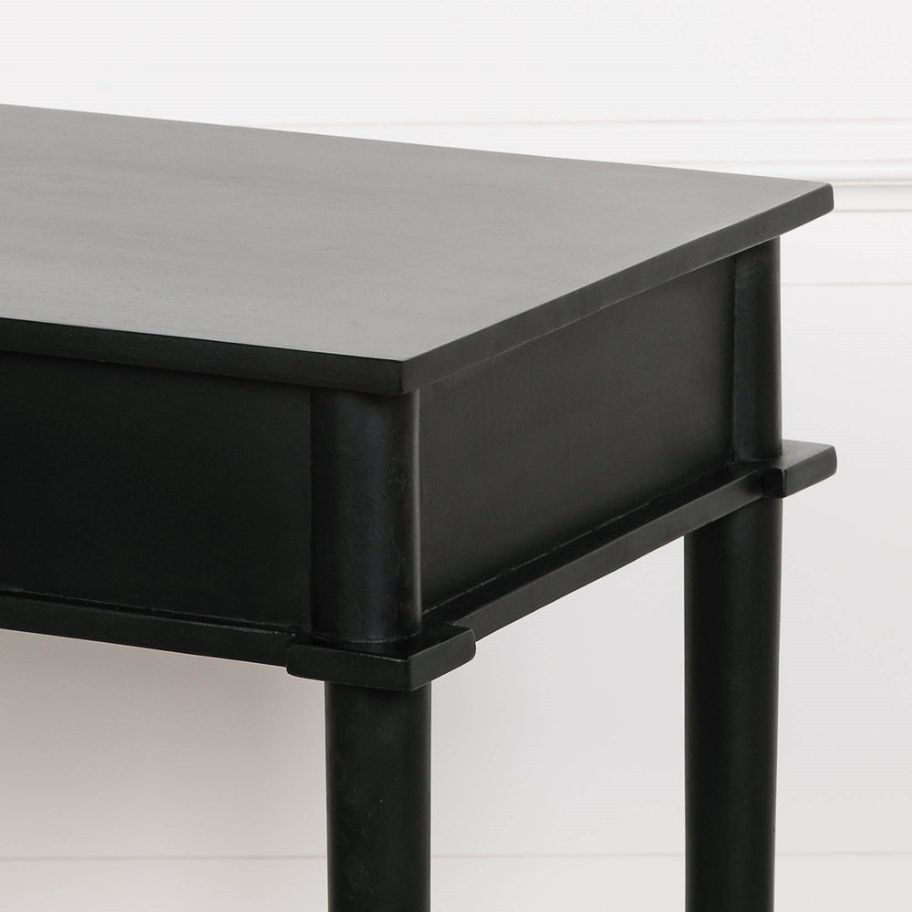 Black Painted Console Table