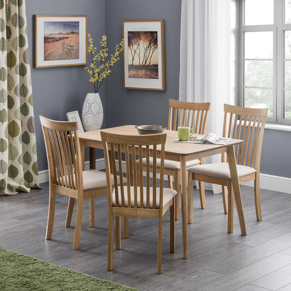 Boden Rectangular Table - Light Brown - BOD201