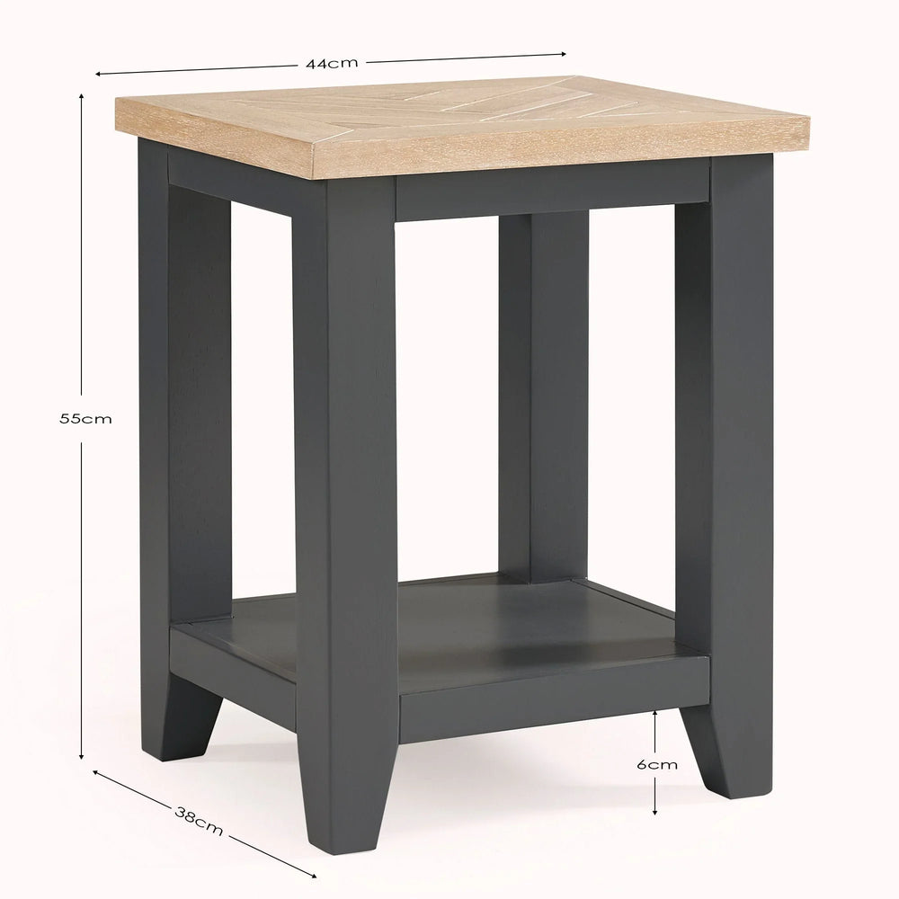 Bordeaux Lamp Table - Dark Grey - BOR105