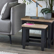Bordeaux Nest Of Tables - Dark Grey - BOR106