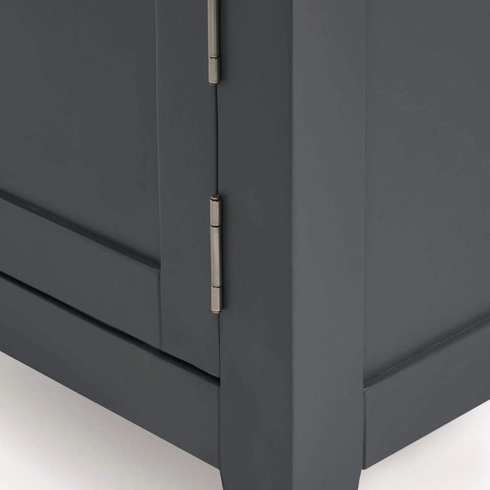 Bordeaux TV Unit - Dark Grey - BOR108