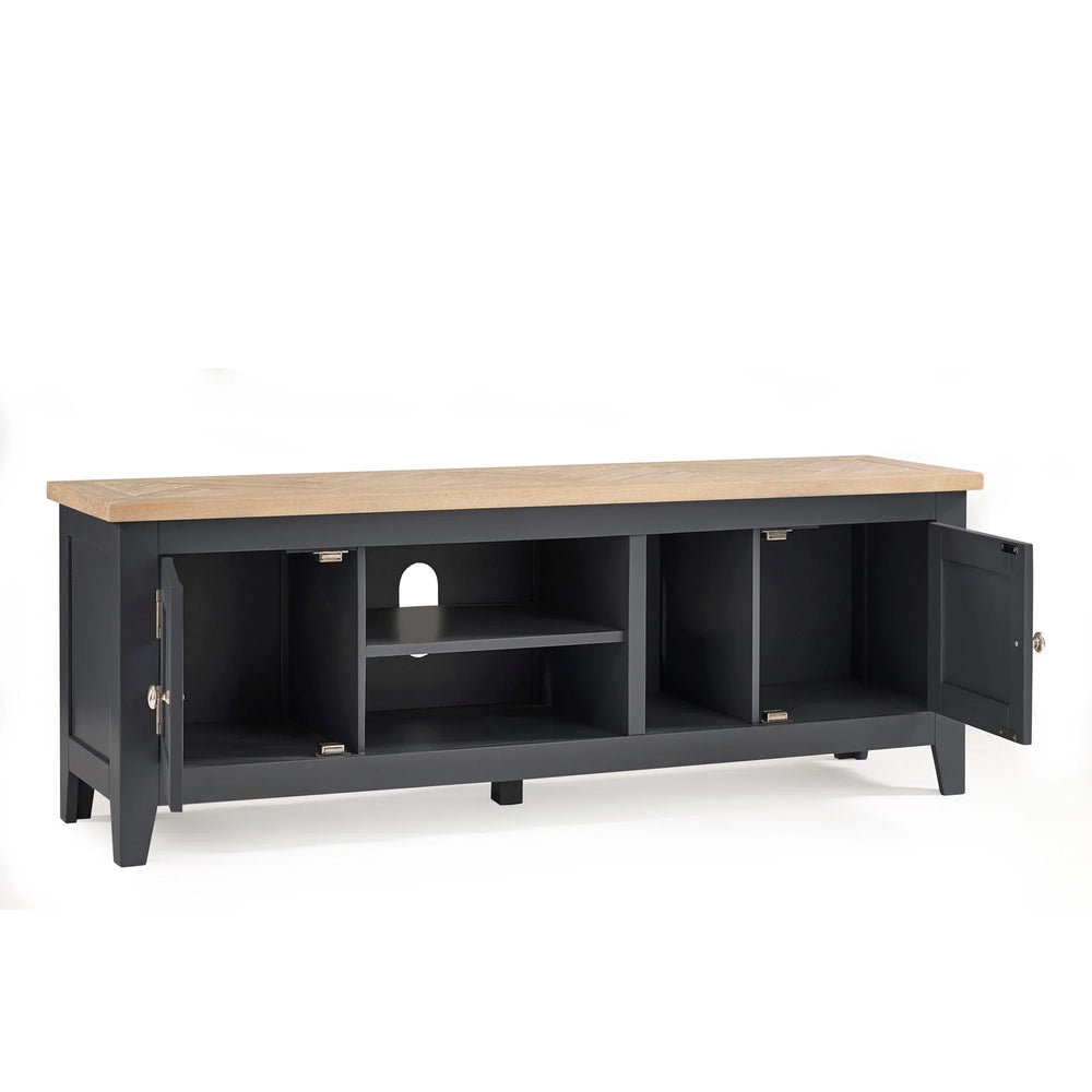 Bordeaux TV Unit - Dark Grey - BOR108