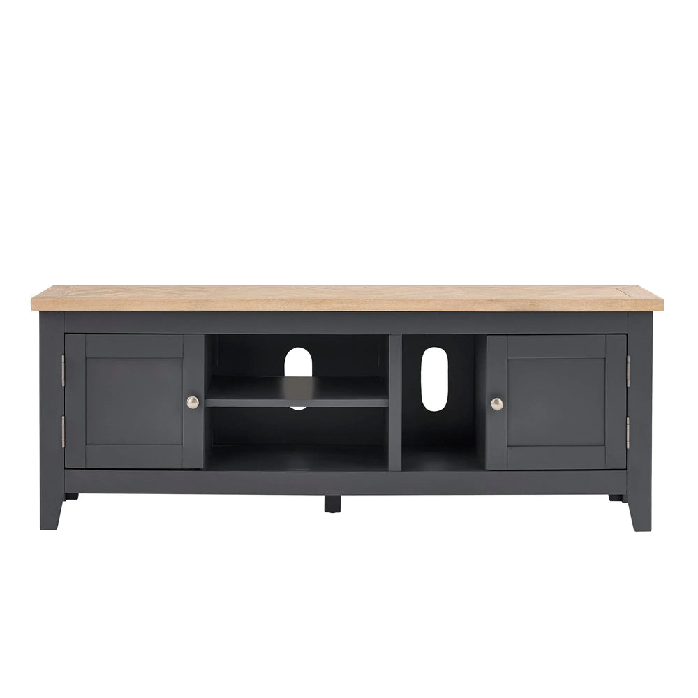 Bordeaux TV Unit - Dark Grey - BOR108