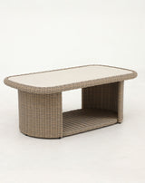 Image of BORA 6-Seater Rattan Lounging Set with Coffee Table - With Free Cover