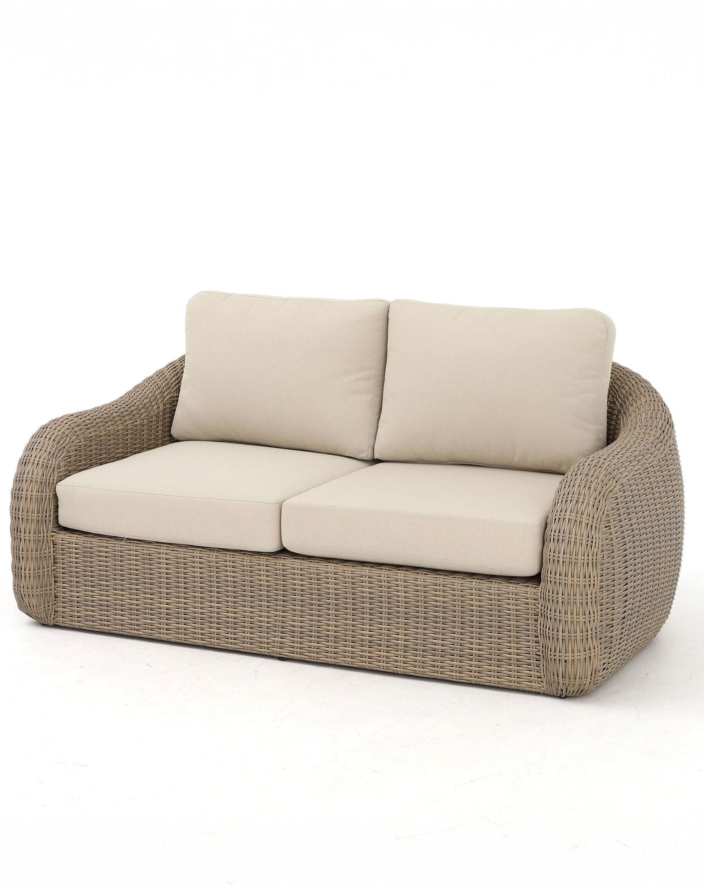 Image of BORA 4-Seater Rattan Lounging Set with Coffee Table