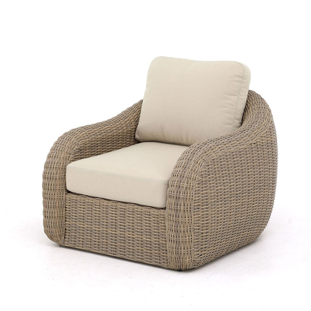 Image of BORA 4-Seater Rattan Lounging Set with Coffee Table