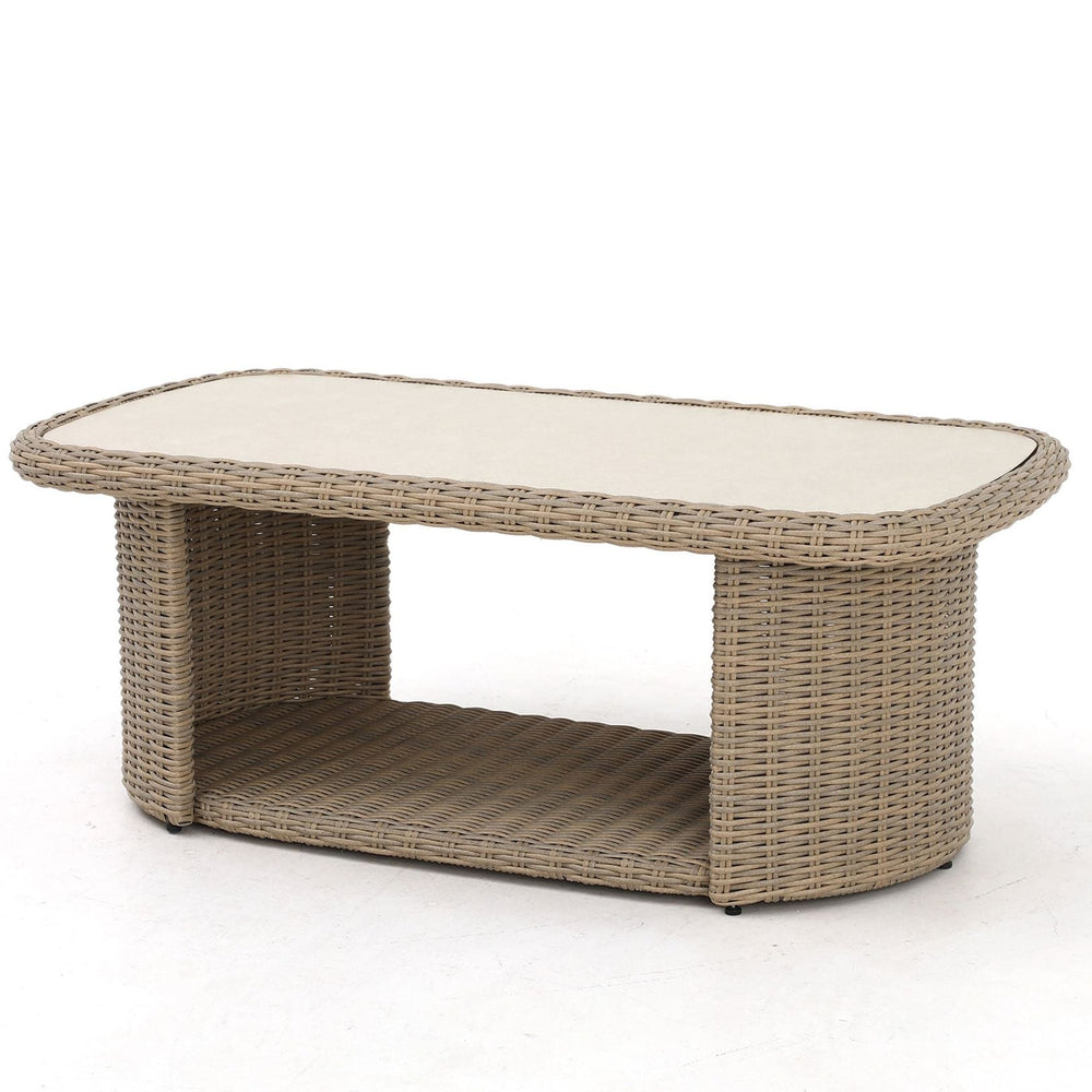 Image of BORA 4-Seater Rattan Lounging Set with Coffee Table