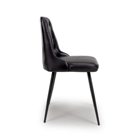 Bradley Chair - Black (sold in 2's) - Image 4