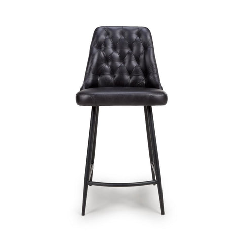 Bradley Counter Chair - Black (sold in 2's) - Main Image