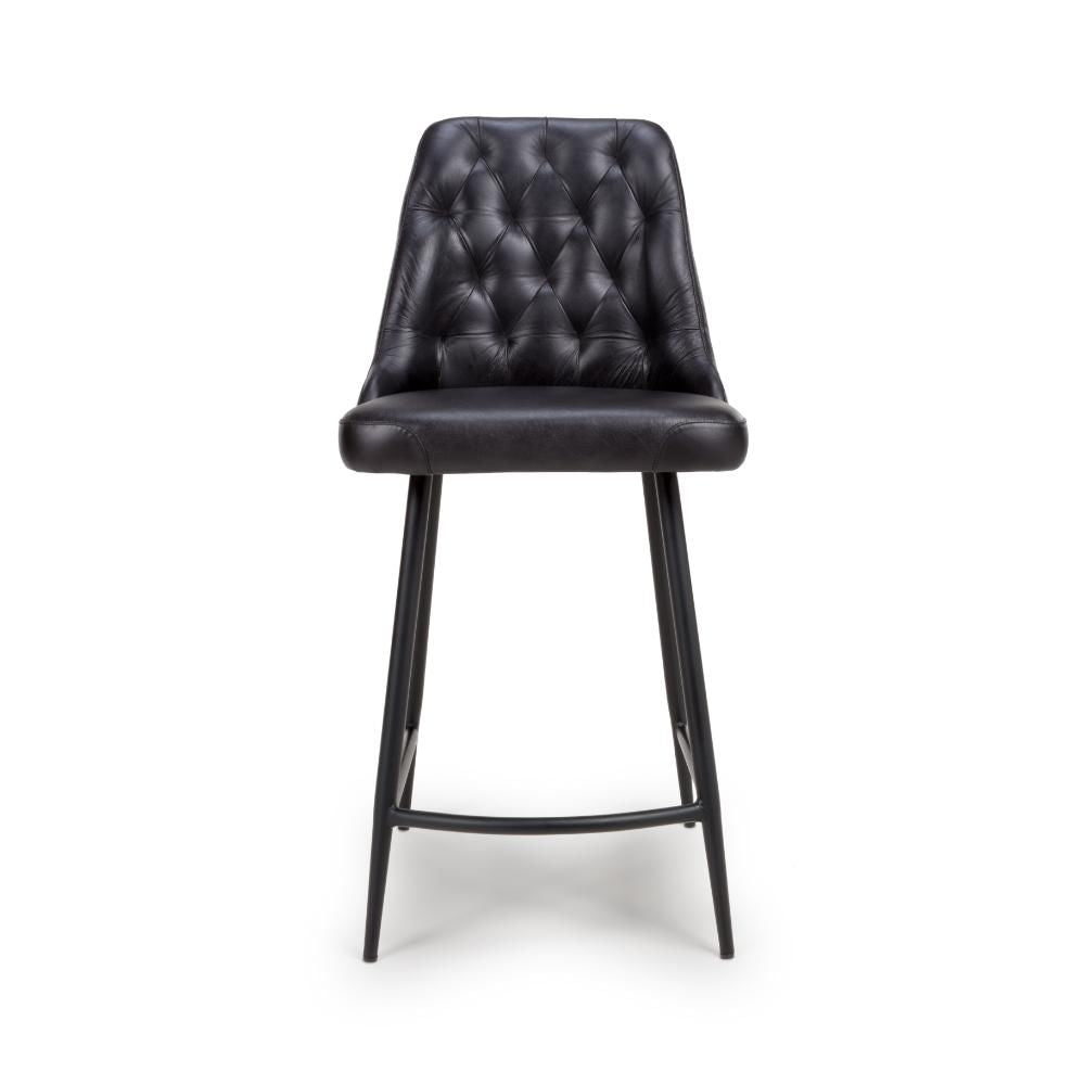 Bradley Counter Chair - Black (sold in 2's) - Main Image