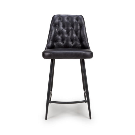Bradley Counter Chair - Black (sold in 2's) - Main Image