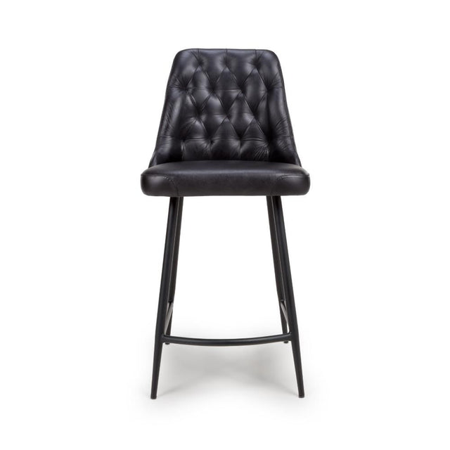 Bradley Counter Chair - Black (sold in 2's) - Main Image