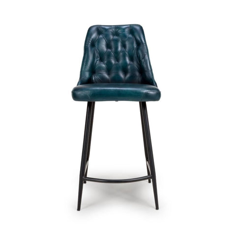 Bradley Counter Chair - Blue (sold in 2's) - Main Image
