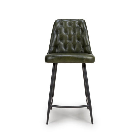 Bradley Counter Chair - Green (sold in 2's) - Main Image