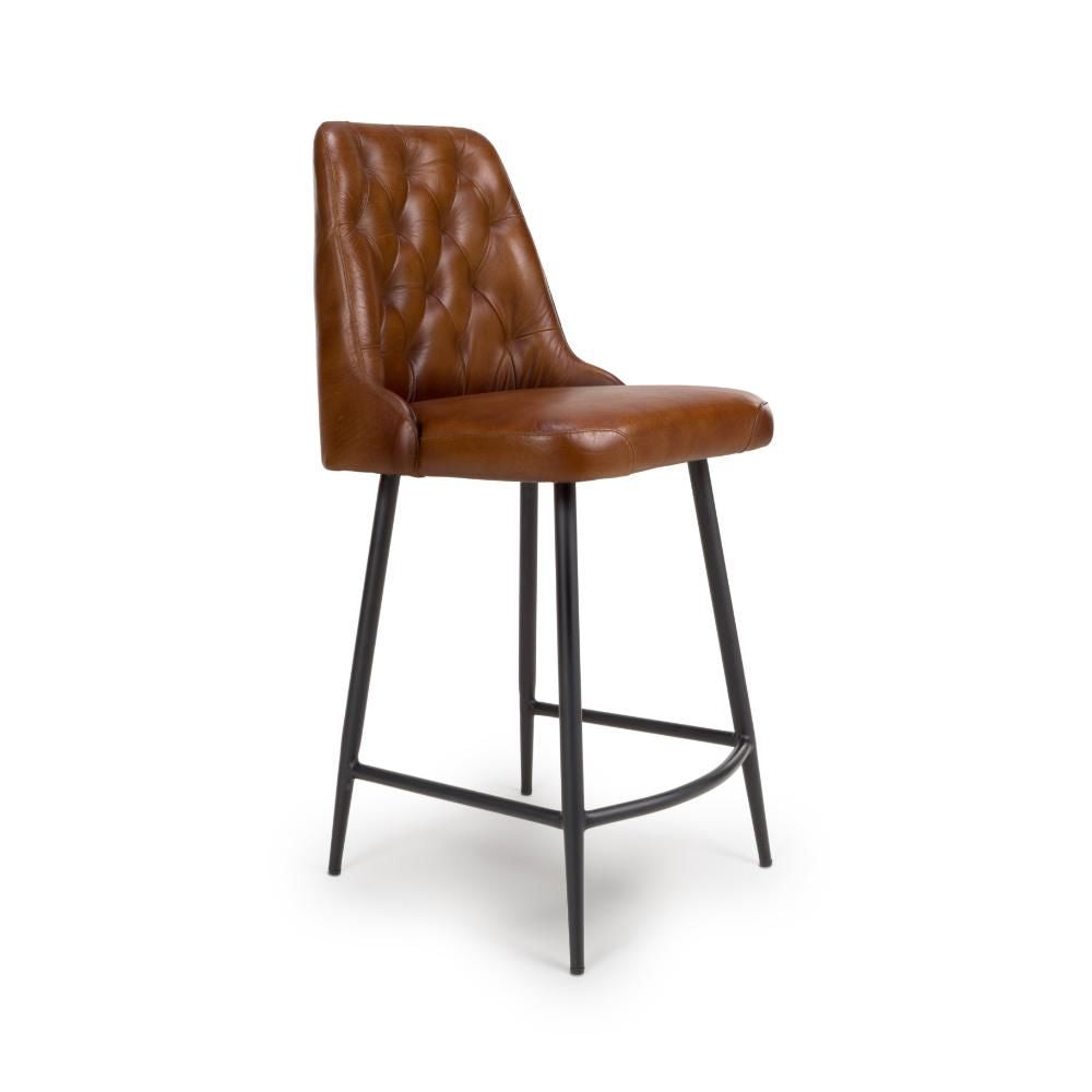 Bradley Counter Chair - Tan (sold in 2's) - Image 5
