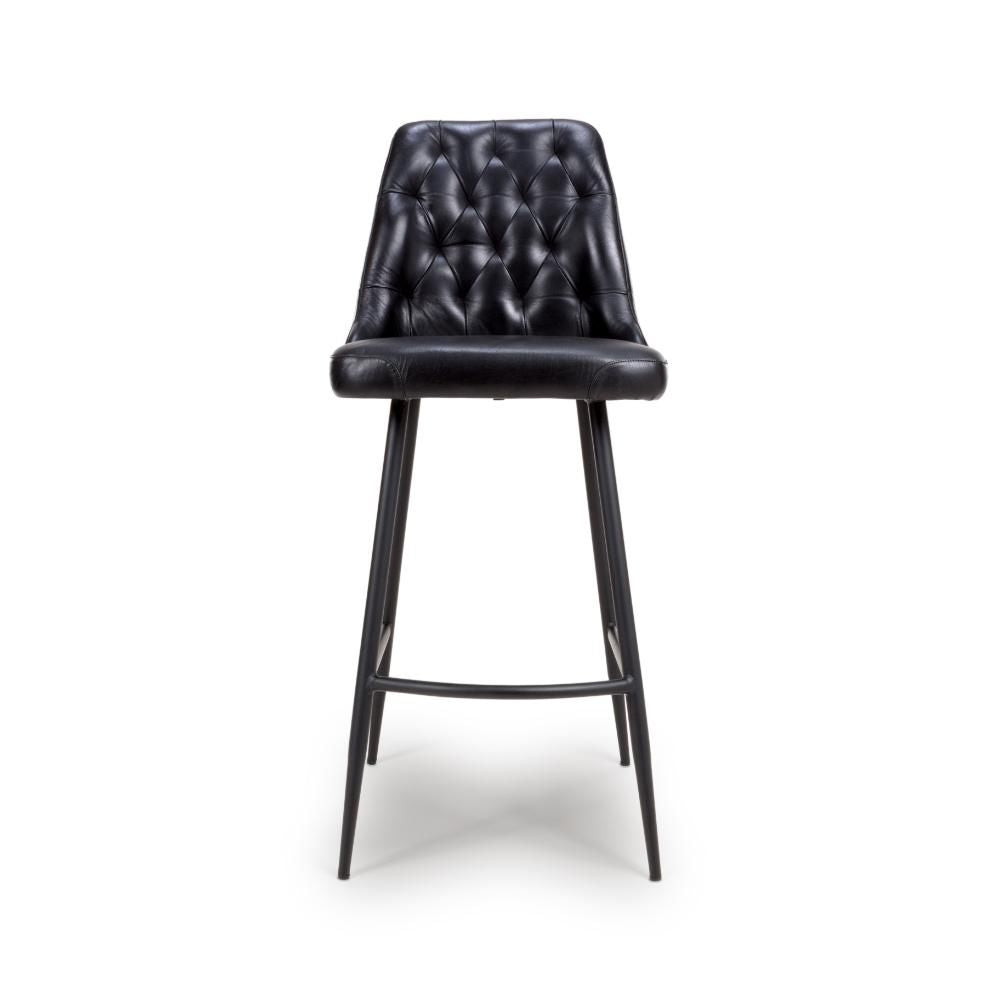 Bradley Bar Chair - Black (sold in 2's) - Main Image