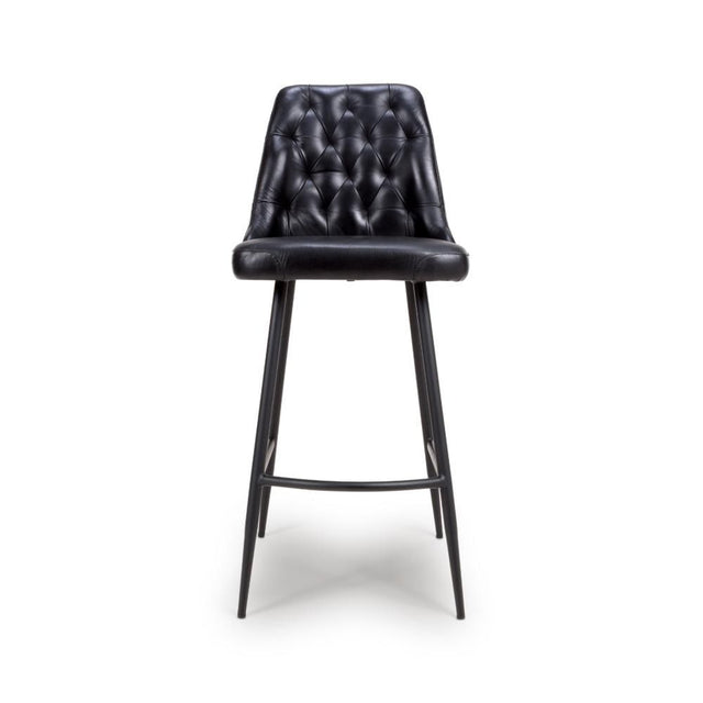 Bradley Bar Chair - Black (sold in 2's) - Main Image