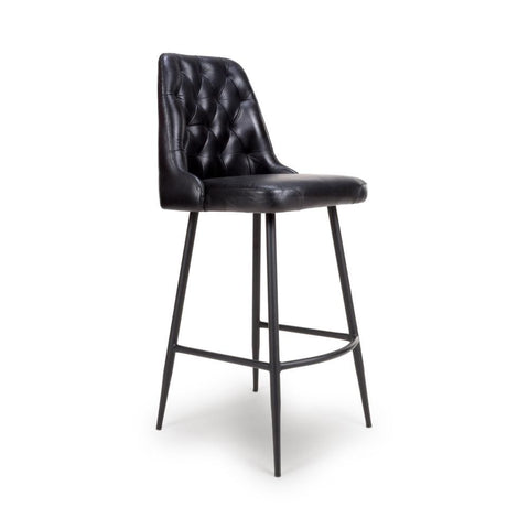Bradley Bar Chair - Black (sold in 2's) - Image 5