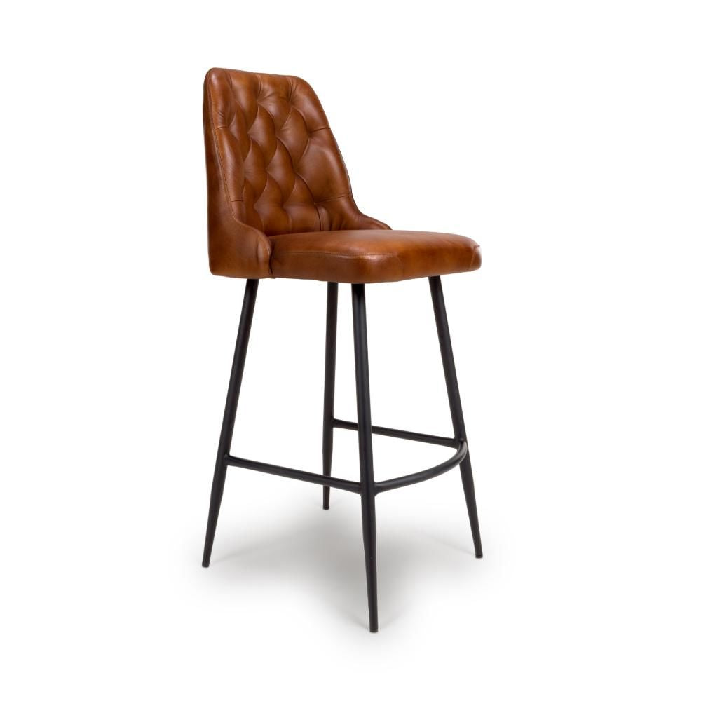 Bradley Bar Chair - Tan (sold in 2's) - Image 5