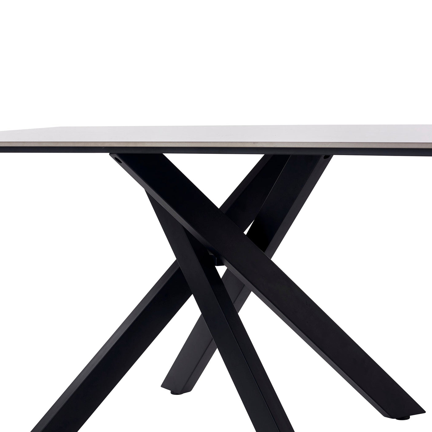 Bradley Dining Table - White - BRA001