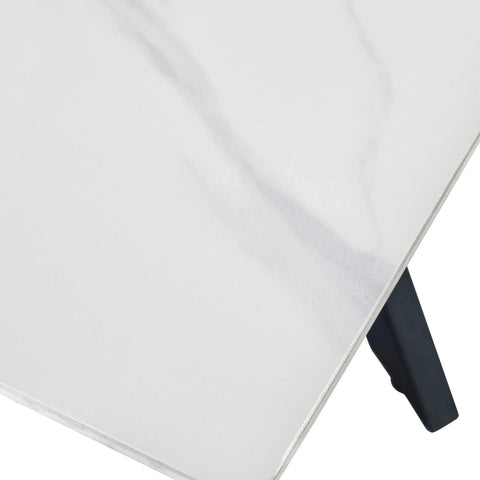 Bradley Dining Table - White - BRA001