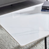 Bradley Coffee Table - White - BRA002