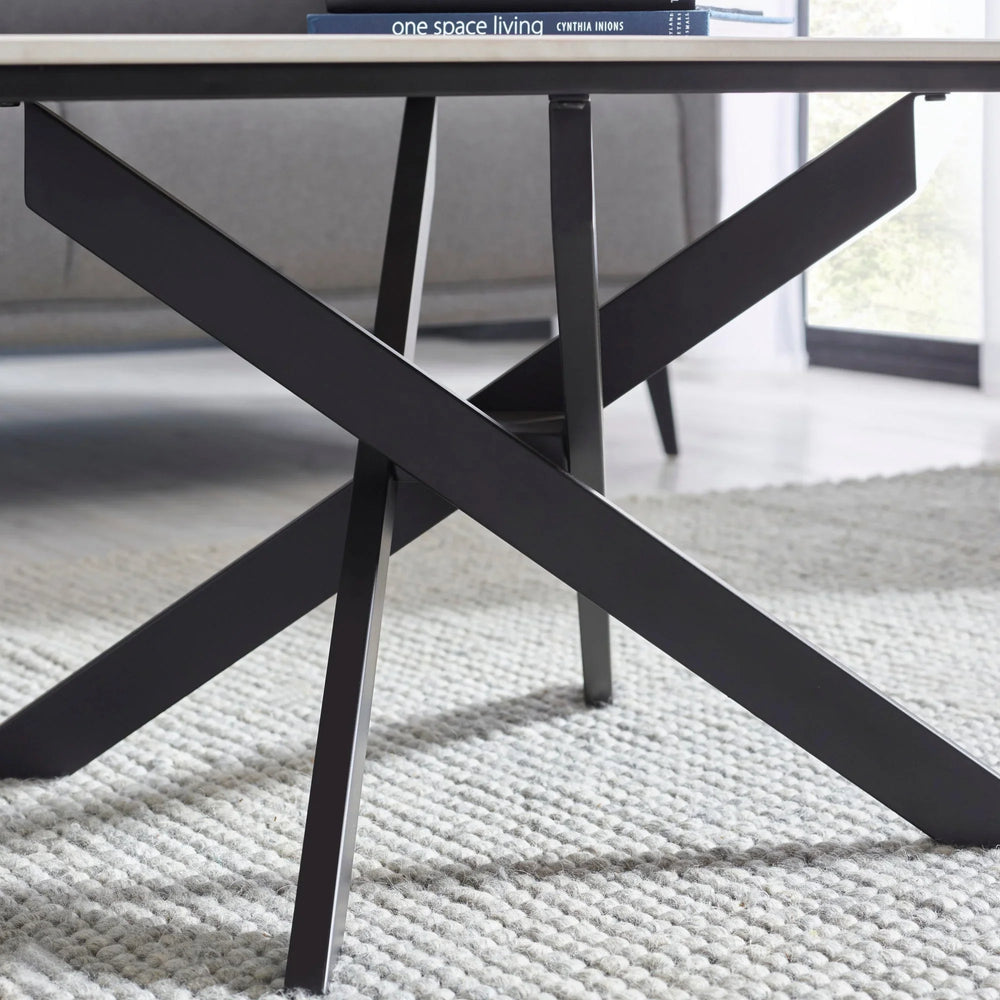 Bradley Coffee Table - White - BRA002