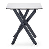 Bradley White Marble Lamp Table