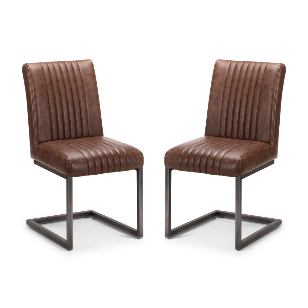 Brooklyn Dining Chair (Set of 2) - Brown - BRO107