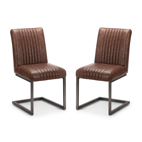 Brooklyn Dining Chair (Set of 2) - Brown - BRO107