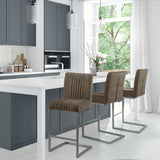 Brooklyn Bar Stool (Set of 2) - Brown - BRO051
