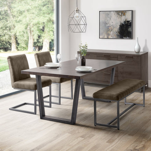 Brooklyn Dining Chair (Set of 2) - Grey - BRO014