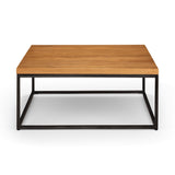 Brooklyn Square Coffee Table - Dark Brown - BRO035