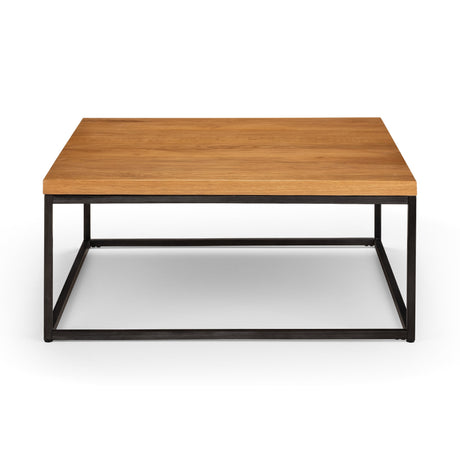 Brooklyn Square Coffee Table - Dark Brown - BRO035