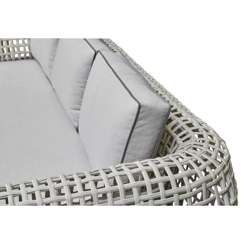 Fordham Grey Rattan Sofa Set – 3-Seater, Chair & Coffee Table